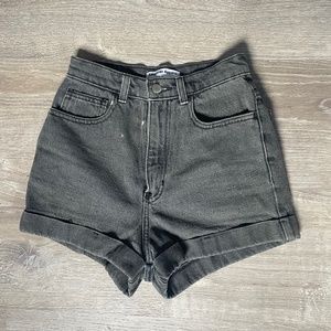 American Apparel High Rise Shorts